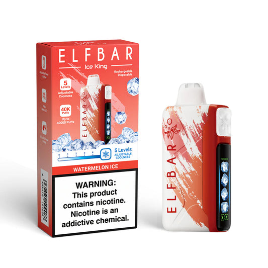 正品ELFBAR ICE KING 30000口-五档冰度调节一次性电子烟-多口味可选
