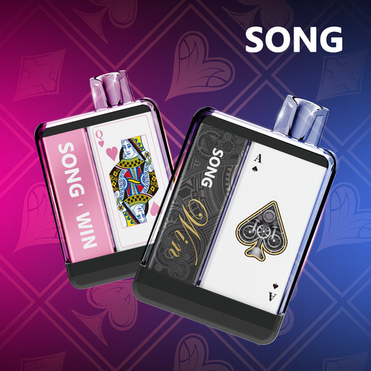 Song崧盒扑克系列一次性电子烟9000口-超过三十多种口味